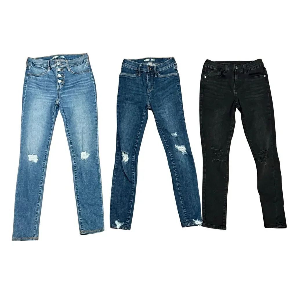 Girls jeans bundle size 12/large Old Navy Art Class legging